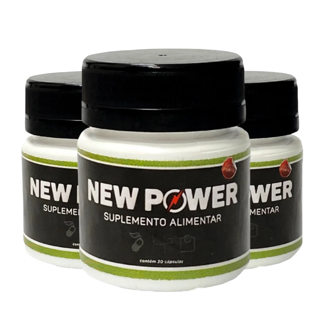 3 frascos do suplemento new power composto