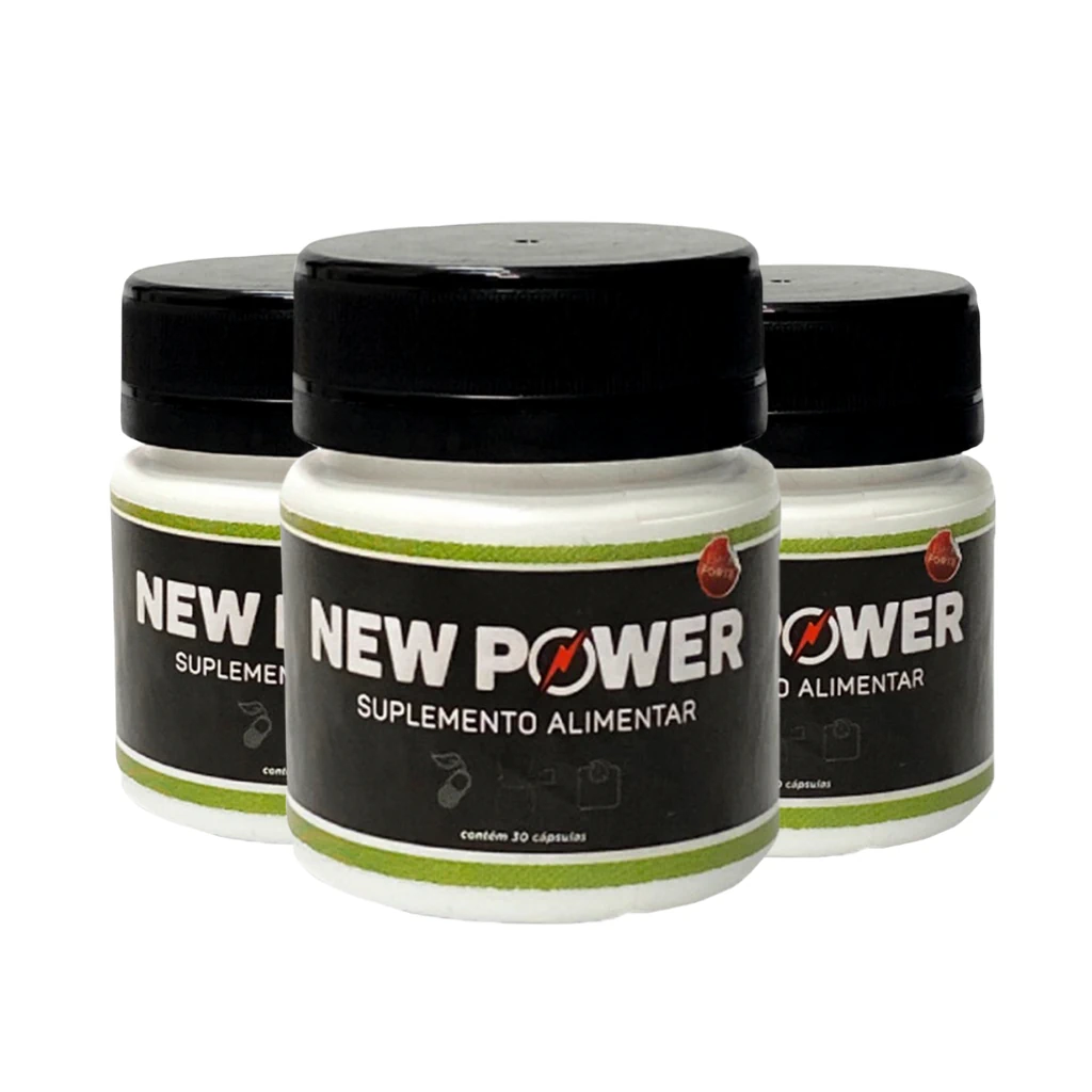3 frascos do suplemento new power composto